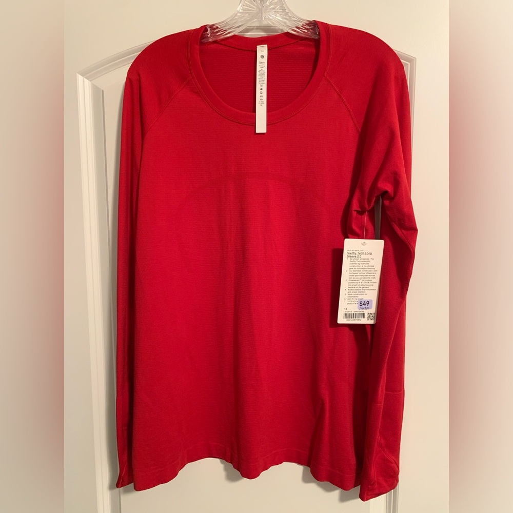 New, lululemon swiftly tech 2.0 long sleeve top